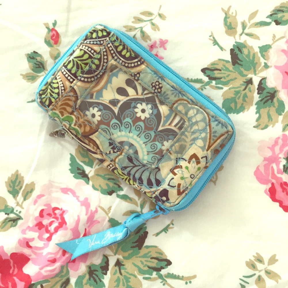 Vera Bradley Bali Blue Wallet